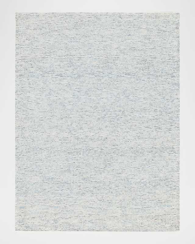 Key West Hand-Tufted Ivory/Blue Rug, 6' x 9'
